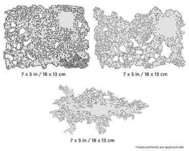 Artool Texture FX Mini Series Set Freehand Airbrush Template by Gerald Mendez