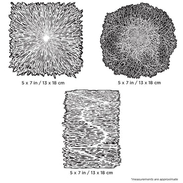 Artool Texture FX 2 Mini Series Set Freehand Airbrush Template by Gerald Mendez