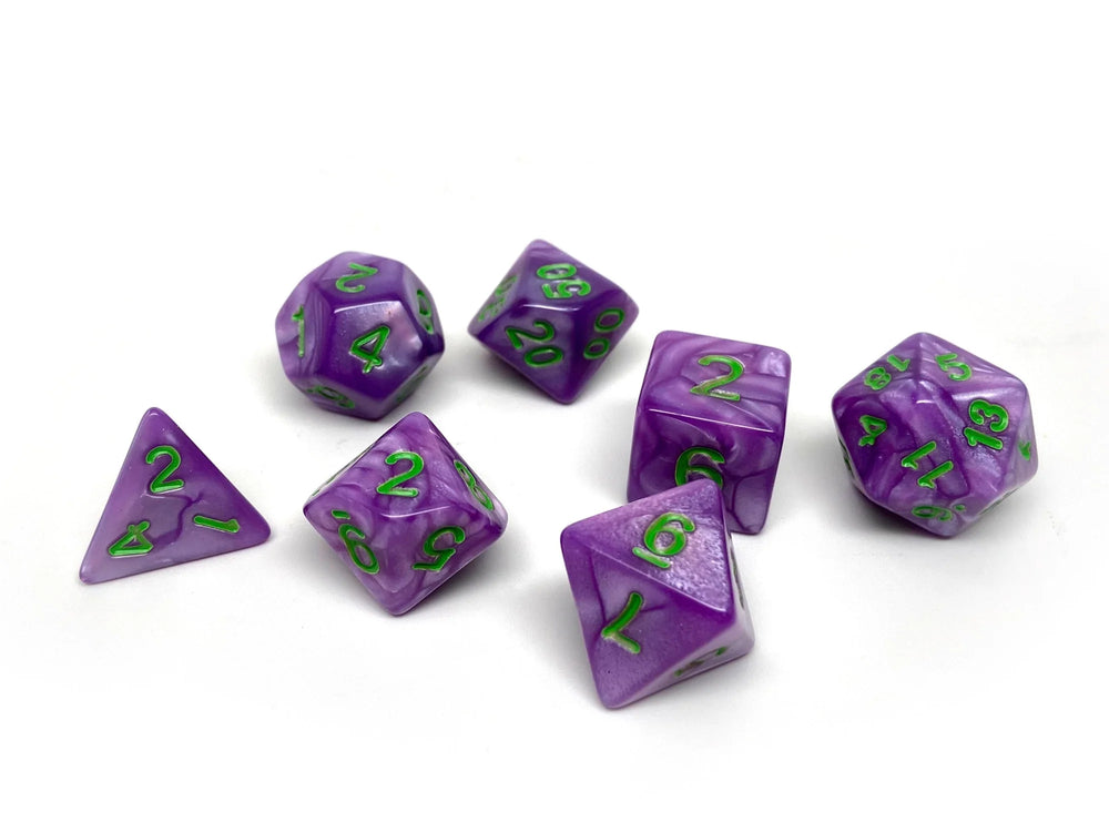 Jester Swirl - 7 Piece Dice Set