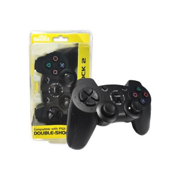 PS2 WIRELESS DOUBLE-SHOCK 2 CONTROLLER (BLACK)