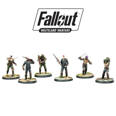 Fallout: Wasteland Warfare: Miniatures Raiders, Scavvers & Psychos