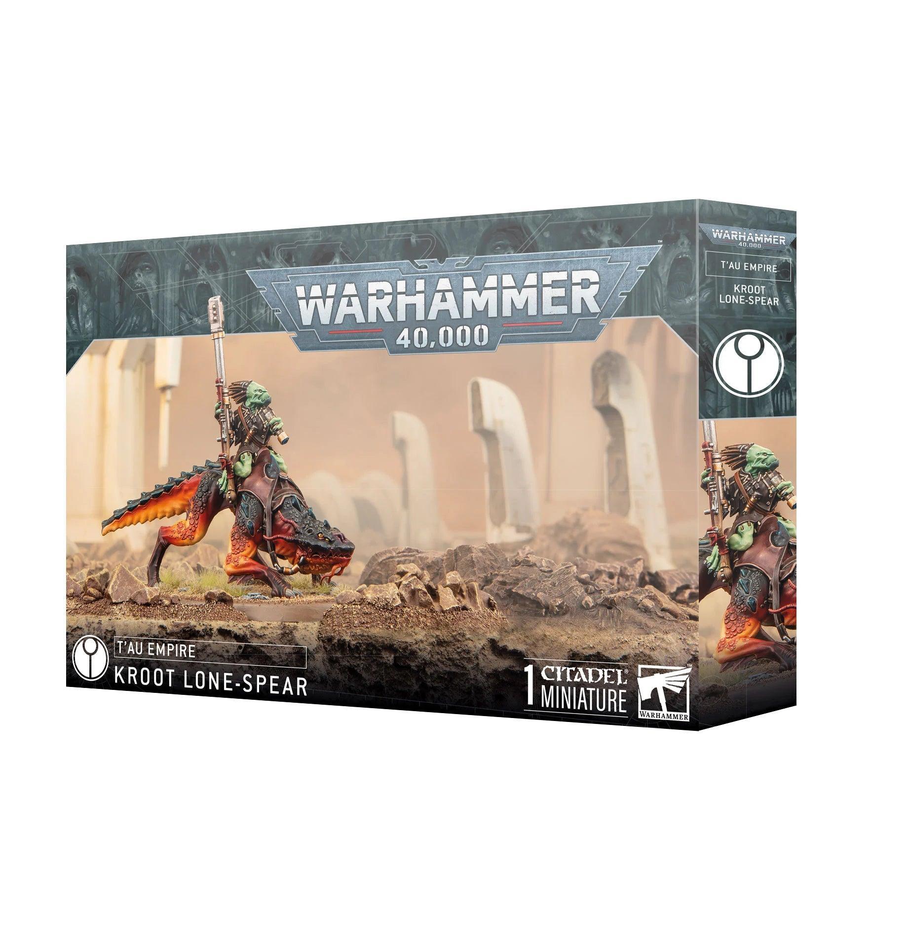 Box for a Warhammer 40,000 miniature kit showcasing the 