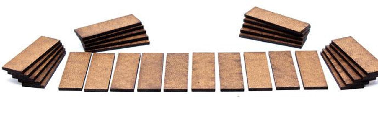 Gale Force Nine: Econo Bases Rectangle 25x75mm (x20)