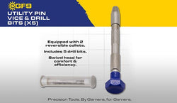 GaleForce Nine: Utility Pin Vice & Drill Bit (x5)