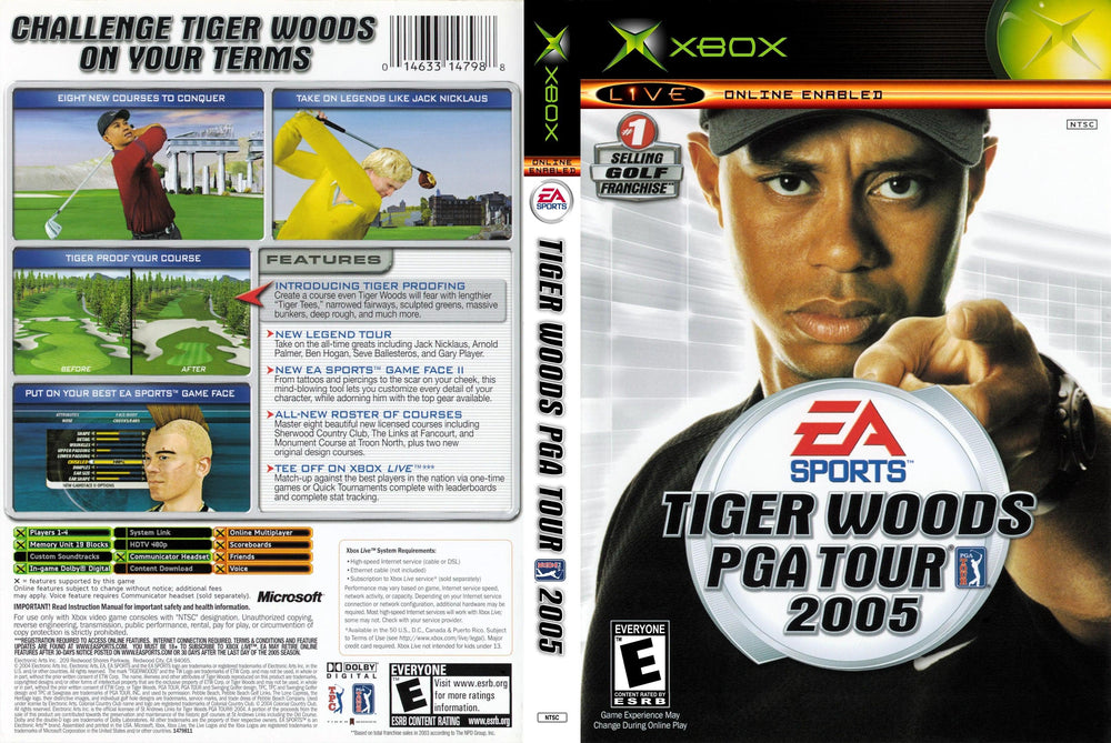 Tiger Woods PGA Tour 2005 (Xbox)