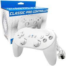 Old Skool Wii Classic Pro Controller for Wii and WiiU White