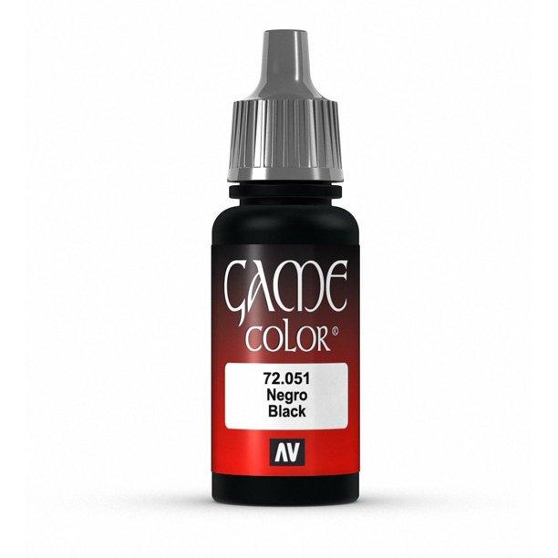 Vallejo Black Game Color 2 Paint, 17ml