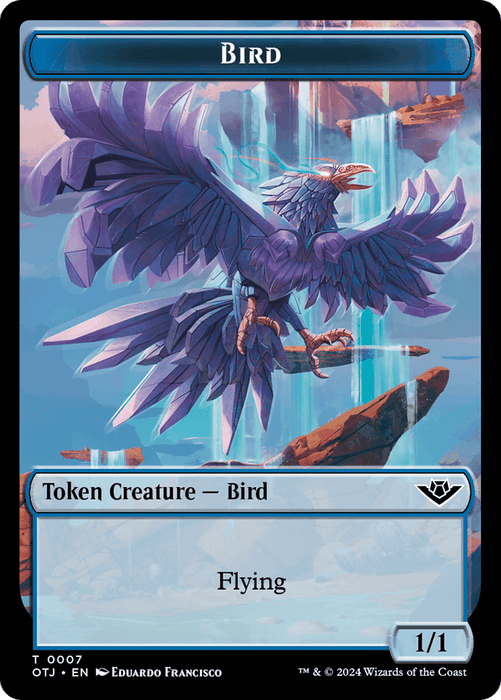 Bird Token [Outlaws of Thunder Junction Tokens]