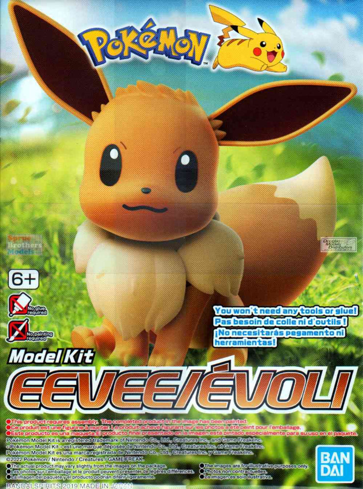 42 Eevee "Pokemon", Bandai Pokemon Model Kit (Model Kit)