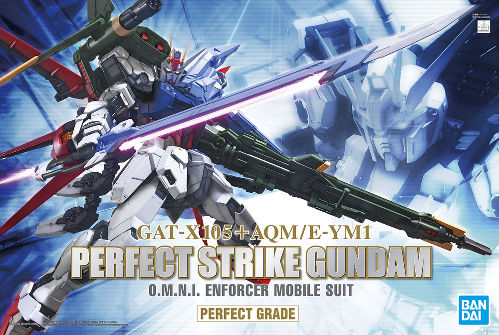 Gundam SEED - PG Perfect Strike Gundam GAT-X105+AQM/E-YM1