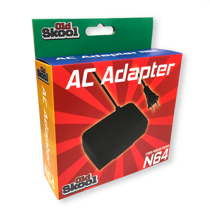 Old Skool Nintendo 64 Replacement Ac Adapter N64