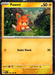 A Pokémon Pawmi (074/193) (Cosmo Foil) [Scarlet & Violet: Paldea Evolved] trading card featuring Pawmi, an orange, mouse-like creature with large ears, sitting in a grassy field surrounded by glowing flowers and rocks under a starry sky. The card has a yellow border and shows Pawmi's HP as 50 with an attack named "Static Shock." Part of the Scarlet & Violet series.
