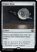 A Magic: The Gathering card named "Winter Moon [Modern Horizons 3]" from the Magic: The Gathering set. This rare artifact card has a mana cost of 2 and an ability stating that players can’t untap more than one nonbasic land during their untap steps. The art depicts a cold, desolate celestial body partially shrouded by shadow.