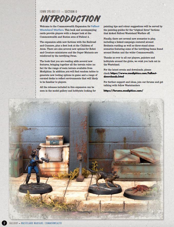 Fallout: Wasteland Warfare: The Commonwealth Rules Expansion