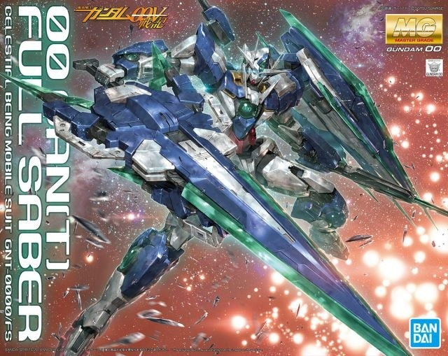 GNT-0000/FS 00 QAN[T] Full Saber "Mobile Suit Gundam 00V: Battlefield Record", Bandai MG 1/100 (Gundam Model Kit)