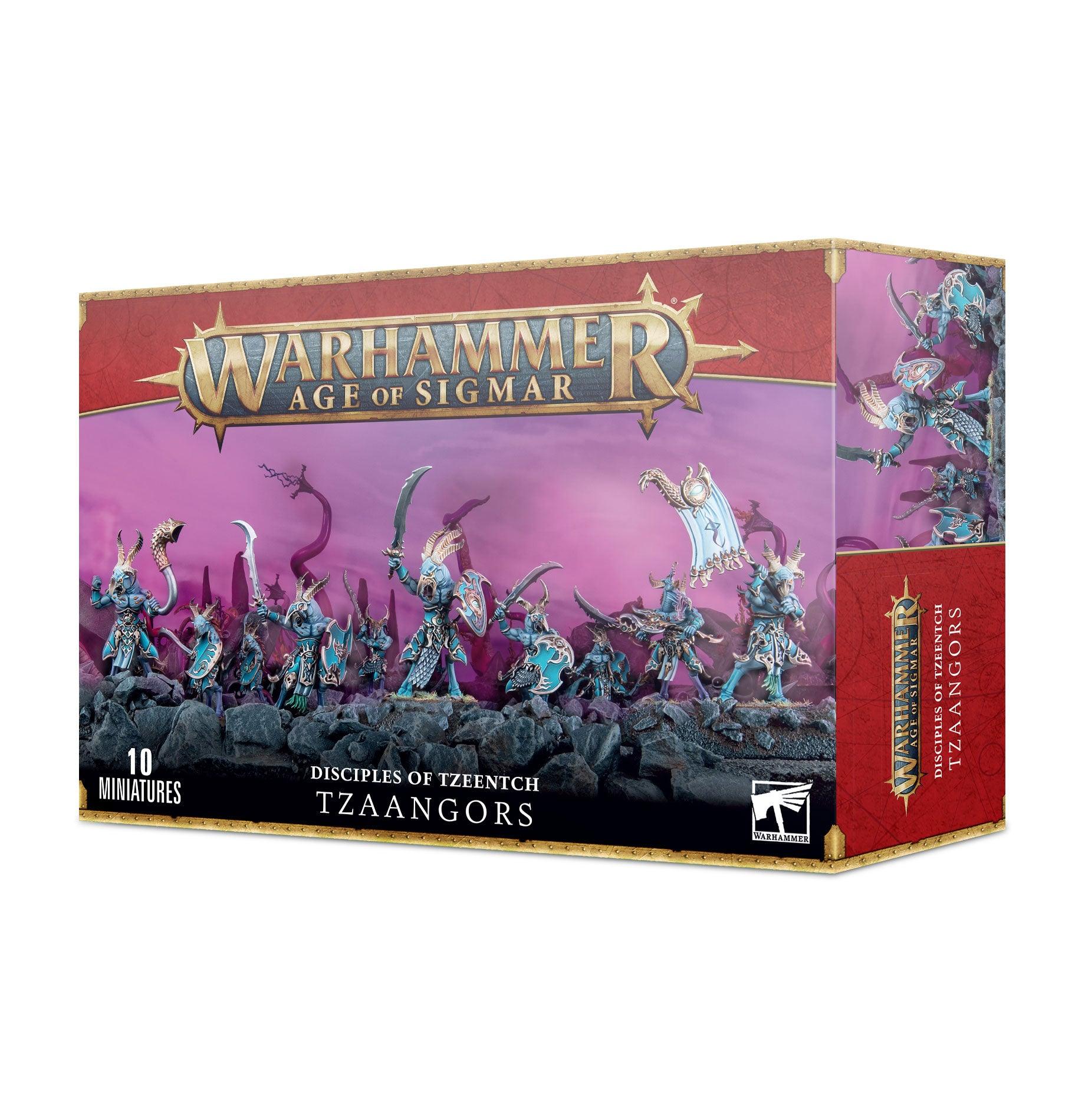 A box of Games Workshop miniatures titled 