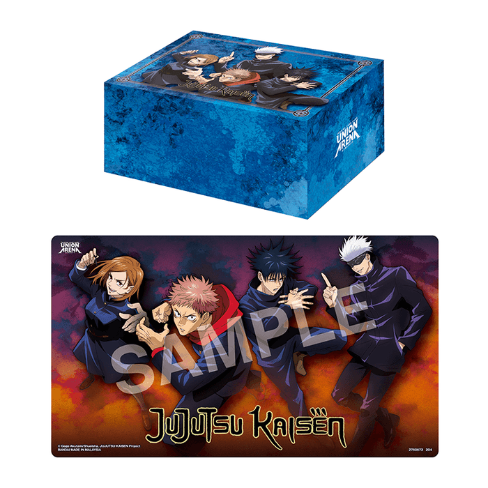 UNION ARENA Playmat & Half Storage Box Set: Jujutsu Kaisen