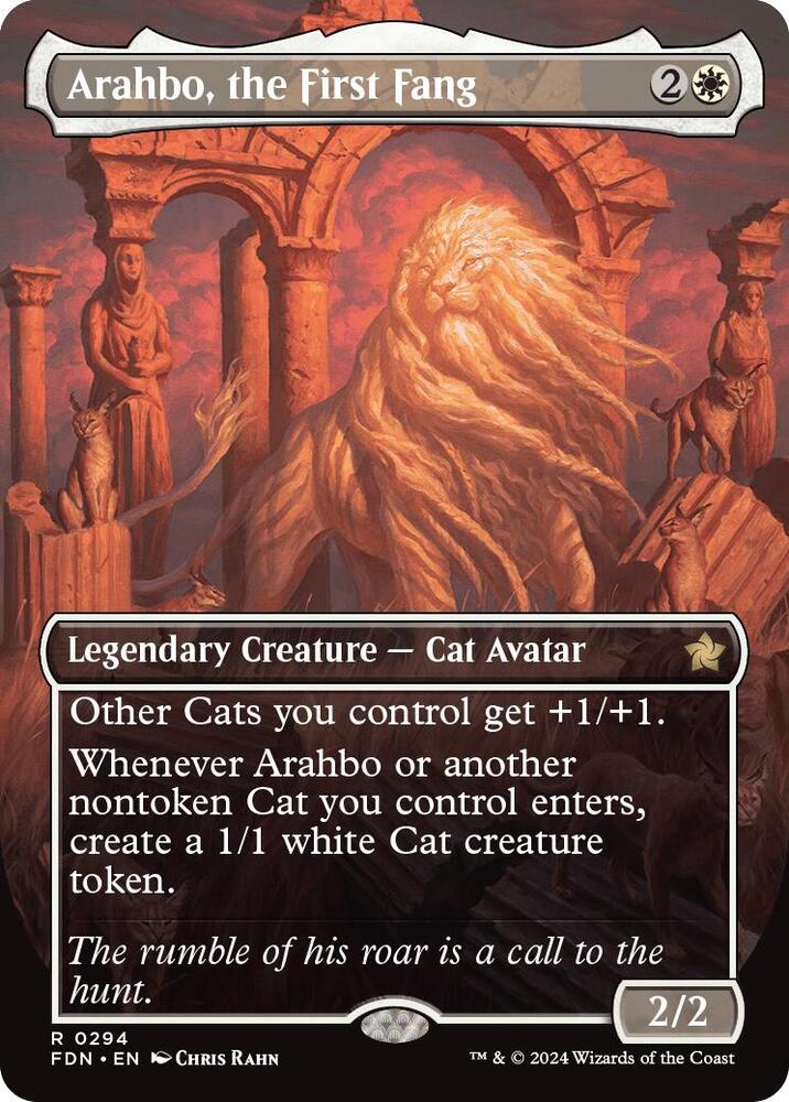 Arahbo, the First Fang (Borderless) [Foundations]