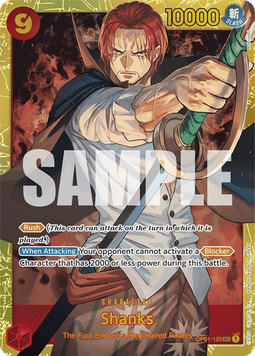 Shanks (OP01-120) (Reprint) [Premium Booster -The Best-]