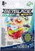 A sealed package of Beyblade Micros Series 3 from Everything Games is shown, featuring colorful illustrations of customizable tops with detachable components. The top reads "Beyblade Micros" with a "+8" age suggestion. The package highlights various available tops and includes product details in multiple languages.