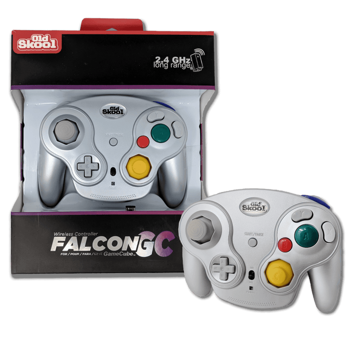 FALCON WIRELESS CONTROLLER FOR GAMECUBE - SILVER