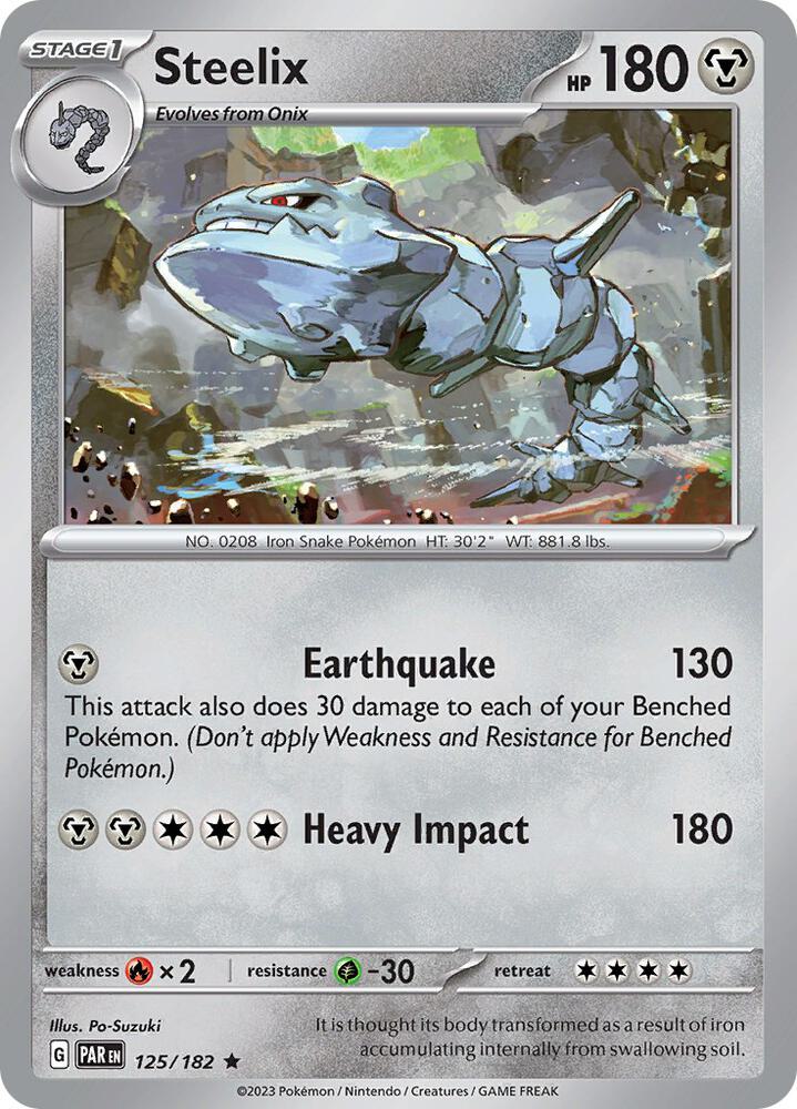 Steelix (125/182) [Scarlet & Violet: Paradox Rift]