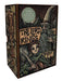 A boxed set titled "The Lord of the Rings™ Tarot Deck and Guide Gift Set" by Insight Editions. The box features illustrated characters, a hobbit holding a sword, and a wizard with a staff. The design has woodcut-style artwork and text indicating it includes Middle-earth tarot cards, a guidebook, altar cloth, tarot journal, and velvet card pouch.