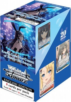 WEISS Schwarz Rascal Does Not Dream of Bunny Girl Senpai English Booster [Second Edition]