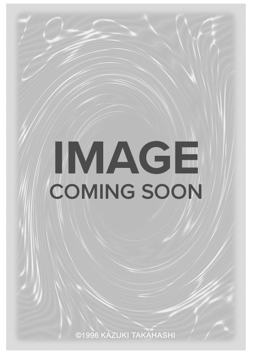 A placeholder image displays the text "IMAGE COMING SOON" over a swirling, abstract background. The placeholder features a grayscale, vortex-like pattern with smooth, fluid lines. At the bottom, the text reads "Dyna Mondo [MP24-EN176] Ultra Rare - © 1996 Kazuki Takahashi," reminiscent of an Ultra Rare card from Yu-Gi-Oh!'s 25th Anniversary Tin.