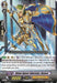 A trading card featuring "Shineear Liberator, Reinet (PR/0090EN) [Promo Cards]," a Promo Rare Grade 2 Gold Paladin Human unit with 9000 Power and 1 Critical. The artwork depicts a warrior in blue and gold armor wielding a glowing spear, ready to intercept. Detailed game abilities and flavor text are displayed on the card. This product is from Bushiroad.