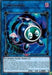 A Yu-Gi-Oh! trading card from the Maximum Gold series featuring "Linkuriboh [MAGO-EN135] Rare." The image depicts a small, dark, robotic creature with a single large, green eye and several floating appendages. The card text describes its effect and attributes, indicating it is an Effect Monster with 300 ATK and LINK -1.