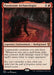 A Magic: The Gathering card titled "Passionate Archaeologist [Commander Legends: Battle for Baldur's Gate]." This legendary enchantment costs 1 red mana and 1 generic mana. It features a character in a dungeon setting examining carved stone tablets. The effect reads, "Commander creatures you own have 'Whenever you cast a spell from exile, this creature deals damage equal to that spell's mana value to target opponent.'" At the bottom, italic

