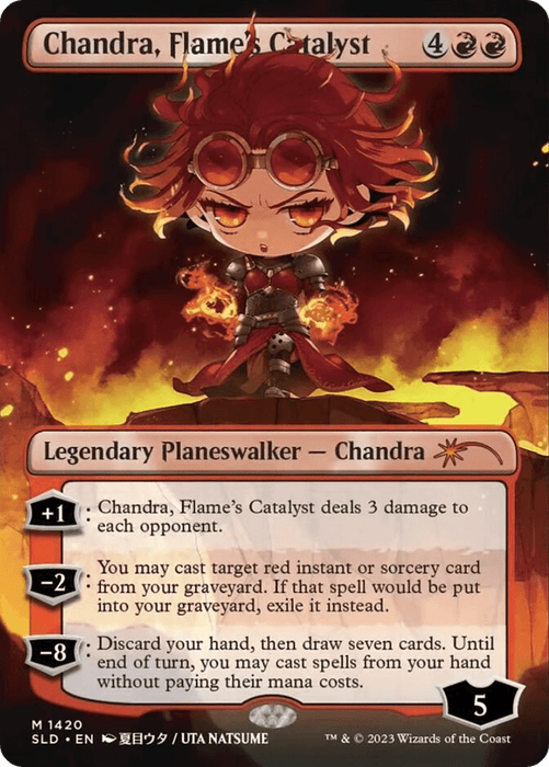 Chandra, Flame's Catalyst (Rainbow Foil) [Secret Lair Drop Series