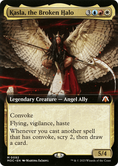 Kasla, the Broken Halo (Extended Art) [March of the Machine Commander]