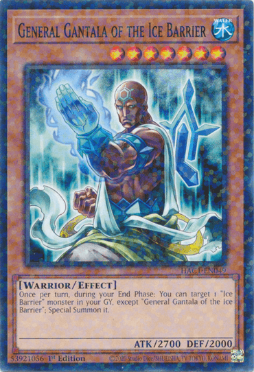 General Gantala of the Ice Barrier (Duel Terminal) [HAC1-EN049] Common