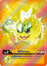 Digital card showcasing "Bibimon" from the Digimon brand, an In-Training creature with a yellow, spiked body and a green visor. The vibrant orange and yellow background draws attention to Bibimon's abilities and stats, including a special skill that activates during attacks. It is identified as "Lv. 2." This card is titled as "Bibimon [BT6-003] (Alternative Art - Box Topper) [Double Diamond].