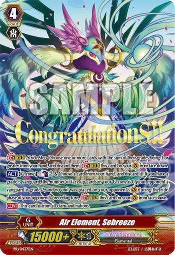 Air Element, Sebreeze (PR/0437EN) [Promo Cards]