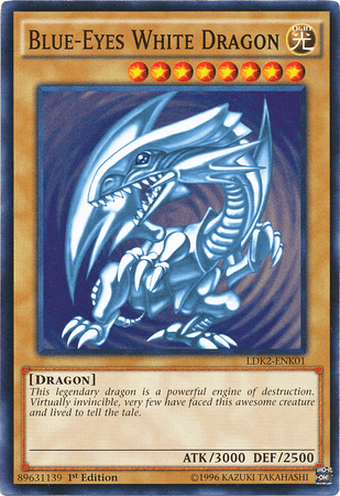 A Yu-Gi-Oh! trading card featuring the legendary 