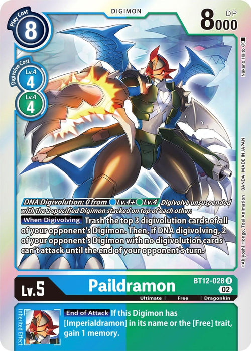 Paildramon [BT12-028] [Across Time]