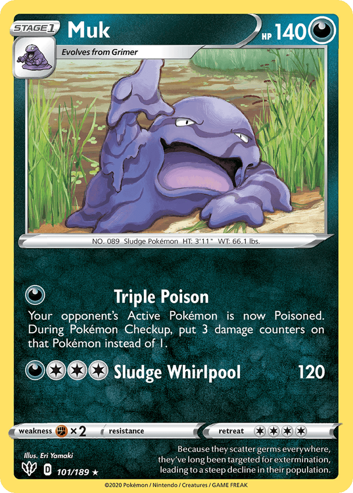 Muk (101/189) [Sword & Shield: Darkness Ablaze]