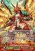 A Promo Rare card from the "Cardfight!! Vanguard" series depicting **Zeroth Dragon of Inferno, Drachma (PR/0466EN) [Promo Cards]** from Bushiroad. The dragon has an imposing presence with fiery red and yellow scales, sharp claws, and large flame-like wings. The card includes stats and text detailing its abilities and effects.