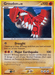 A rare Groudon (29/146) from the Pokémon Diamond & Pearl: Legends Awakened series. Groudon is depicted as a red and gray dinosaur-like creature with white spikes. The card is labeled "Groudon Lv.45" with 100 HP, featuring two attacks: "Drought" and "Major Earthquake." Illustrated by Kouki Saitou.