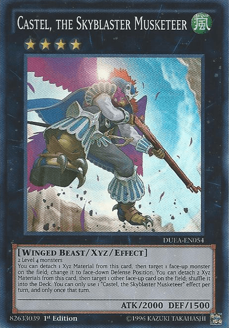 Castel, the Skyblaster Musketeer [DUEA-EN054] Super Rare