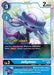 The Jellymon [BT9-021] [X Record Pre-Release Promos] card from Digimon is a rare Level 3 Rookie, Mollusk type with a play cost of 3 and 2000 DP. It evolves from a Level 2 Digimon at no cost and features special effects for drawing cards and returning opponent's Digimon to their hand. The card showcases vibrant artwork of Jellymon.