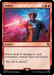 A rare Magic: The Gathering card titled "Delete [Doctor Who]" features a red border and an image of a robotic figure with a glowing blue circular symbol on its chest, pointing its arm forward with a glowing hand. This sorcery reads, "Delete [Doctor Who] deals X damage to each nonartifact creature and each player.