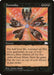 A rare Magic: The Gathering card named "Doomsday [Weatherlight]." The card's artwork, illustrated by Adrian Smith, depicts a dramatic scene with dark-robed figures and bright light emanating from a central sphere. As a sorcery, it has a black border, costs three black mana, and its text box details the card's effect.