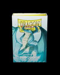 Dragon Shield: Japanese Size 60ct Sleeves - Turquoise (Matte)