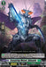 The fantasy-themed card "Conspiring Mutant, Admantis (D-BT01/112EN) [Genesis of the Five Greats]" by Bushiroad showcases an insectoid warrior clad in bright blue armor. The character boasts large insect wings and wields a glowing weapon, set against a backdrop of misty, rocky terrain. This card has Power 8000, Critical 1, and Shield 5000.