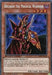 The image displays a Yu-Gi-Oh! trading card titled 'Breaker the Magical Warrior (Secret) [SBCB-EN008]' in its Secret Rare form. The card portrays a red-armored warrior wielding a staff. This Effect Monster is categorized under "Spellcaster/Effect" and has stats of ATK 1600 and DEF 1000, with text detailing spell counter usage and special abilities.