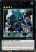 An image of the Yu-Gi-Oh! trading card "Gear Gigant X [MAGO-EN131] Rare." It depicts a Level 4 Machine-Type robot with clawed arms and a humanoid head. Released in Maximum Gold, the Xyz Effect Monster's text box provides detailed information about its effects, attack (2300), and defense (1500) statistics.